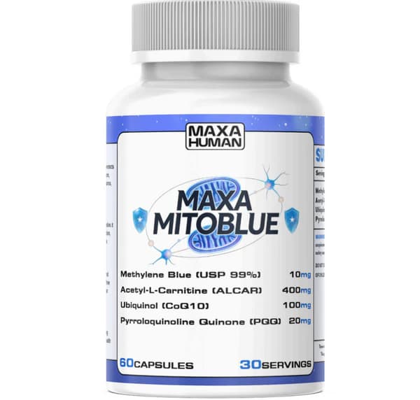 Methylene Blue (10mg) 60 Capsules – Mitochondrial Health & Brain Energy Formula